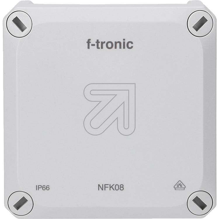 F-TronicFR Abzweigkasten IP66 grau NFK08gr 7340190Artikel-Nr: 143300