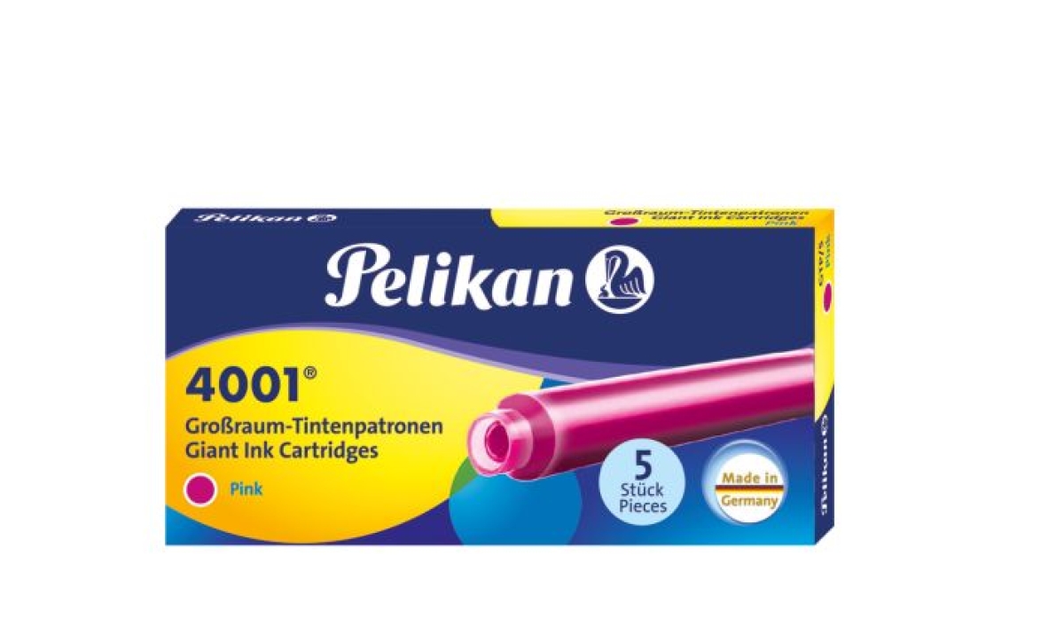 PelikanInk cartridge large capacity Gtp5 Pink 310672-Price for 5 pcs.Article-No: 4012700310675