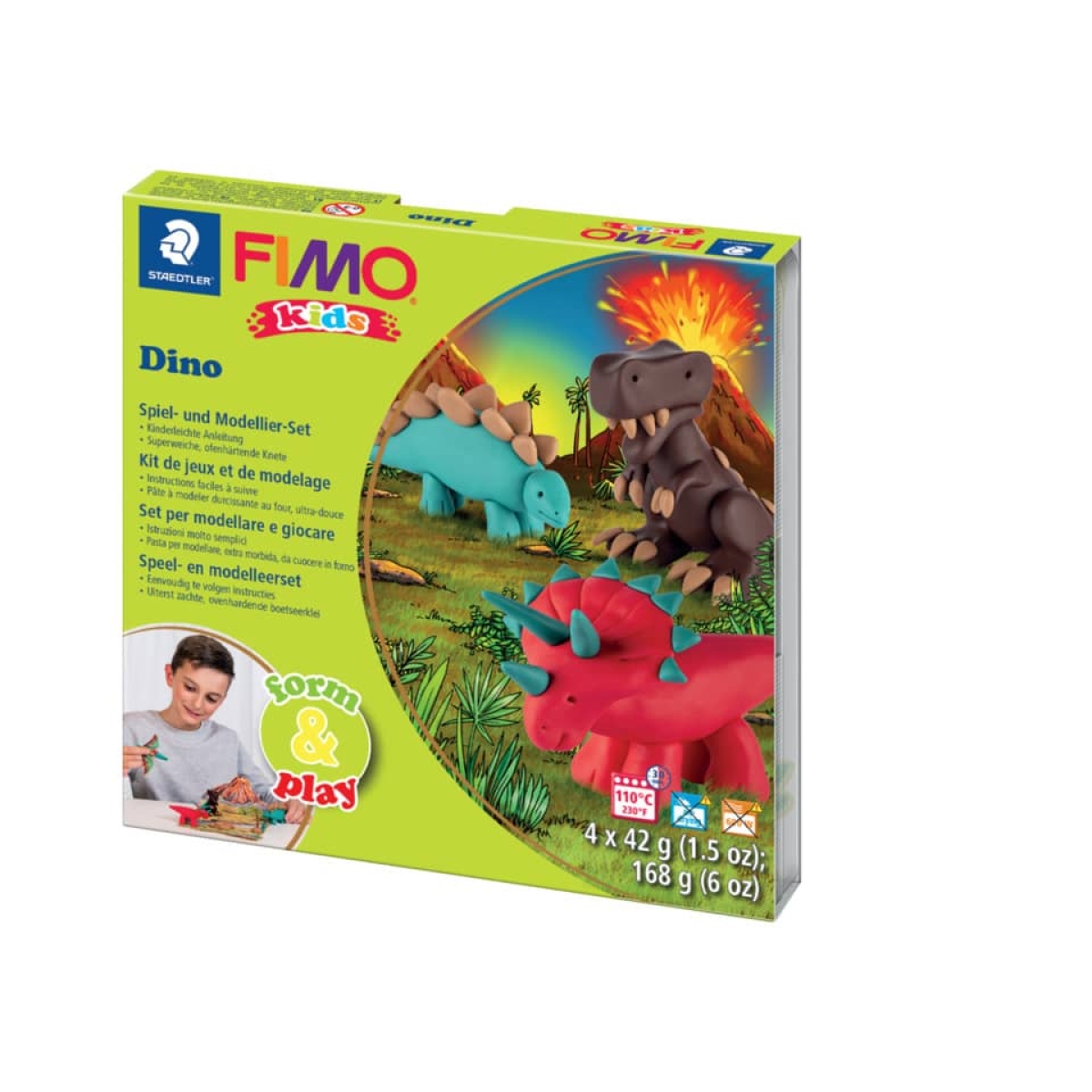 STAEDTLERModelliermasse FIMO® Kids Form & Play Dino 803407LYArtikel-Nr: 4007817806128