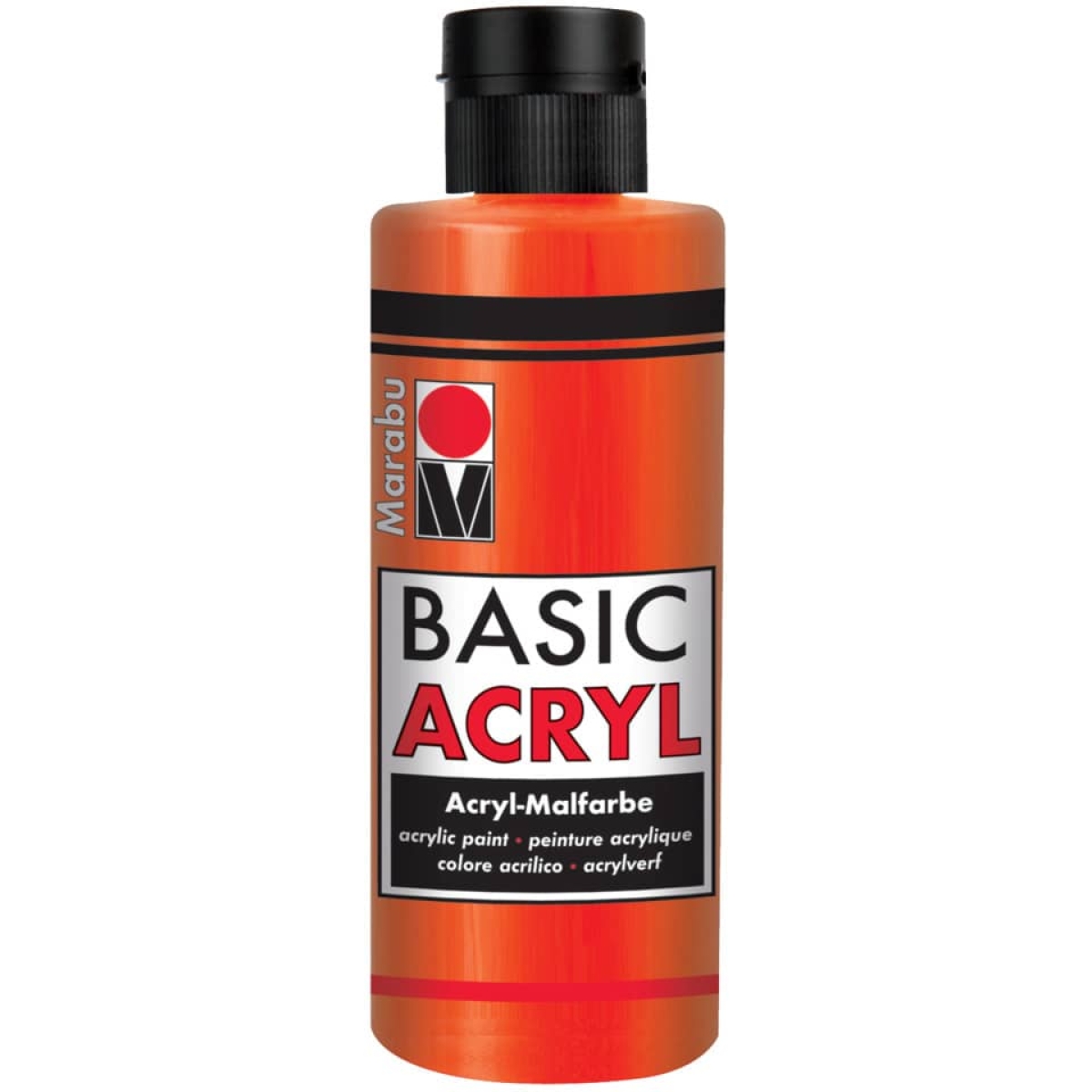 MARABUBasic acrylic paint, 80ml, vermilion red 12000 004 030-Price for 0.0800 literArticle-No: 4007751115102