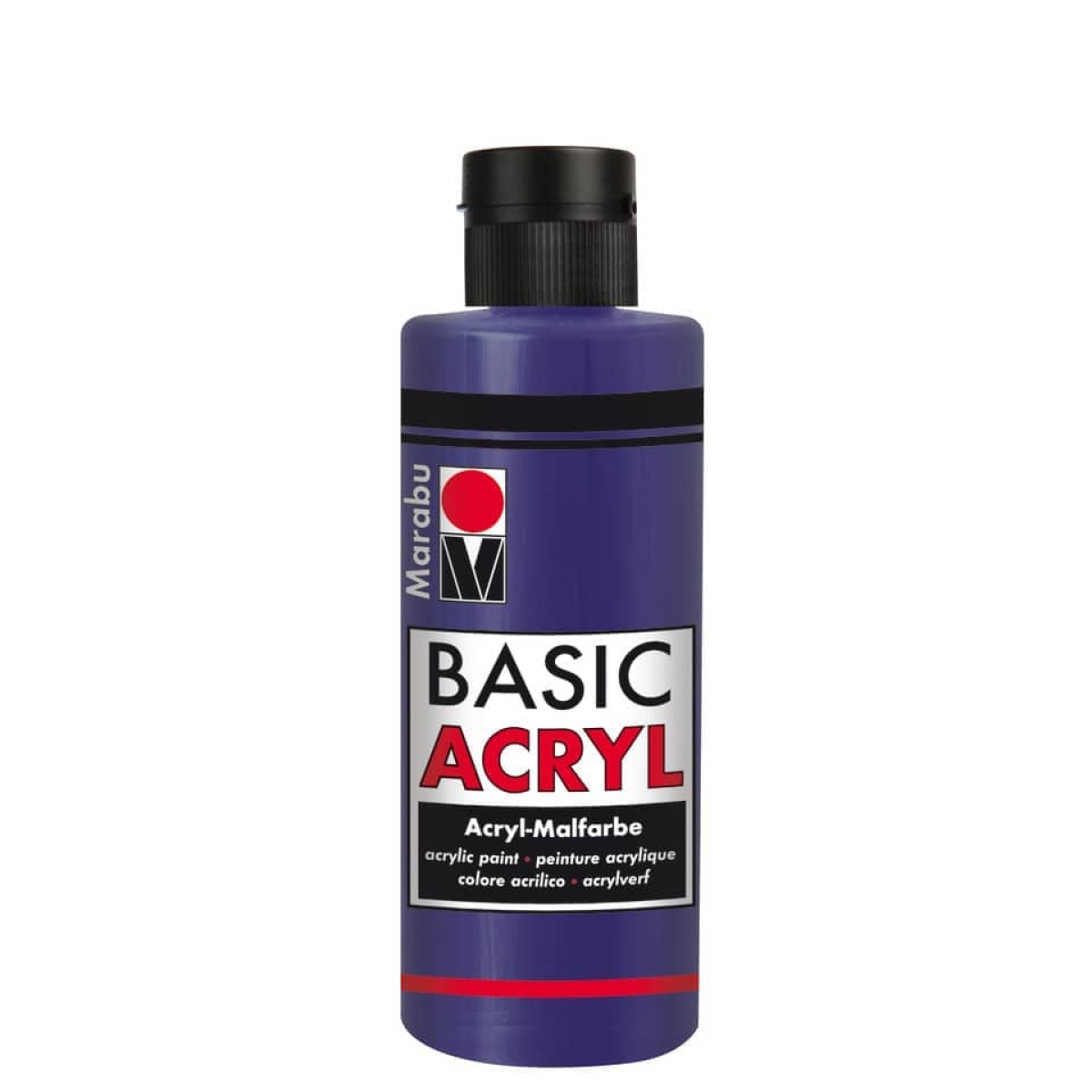 MARABUBasic acrylic paint, 80ml, dark purple 12000 004 051-Price for 0.0800 literArticle-No: 4007751115195