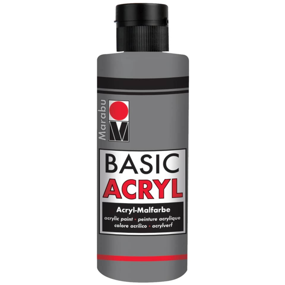 MARABUBasic acrylic paint, 80ml, light grey 12000 004 278-Price for 0.0800 literArticle-No: 4007751115454