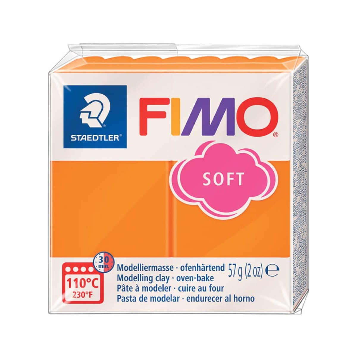 STAEDTLERModeling clay FIMO® soft, 57 g, mandarin 8020-42-Price for 0.0570 kgArticle-No: 4006608809638