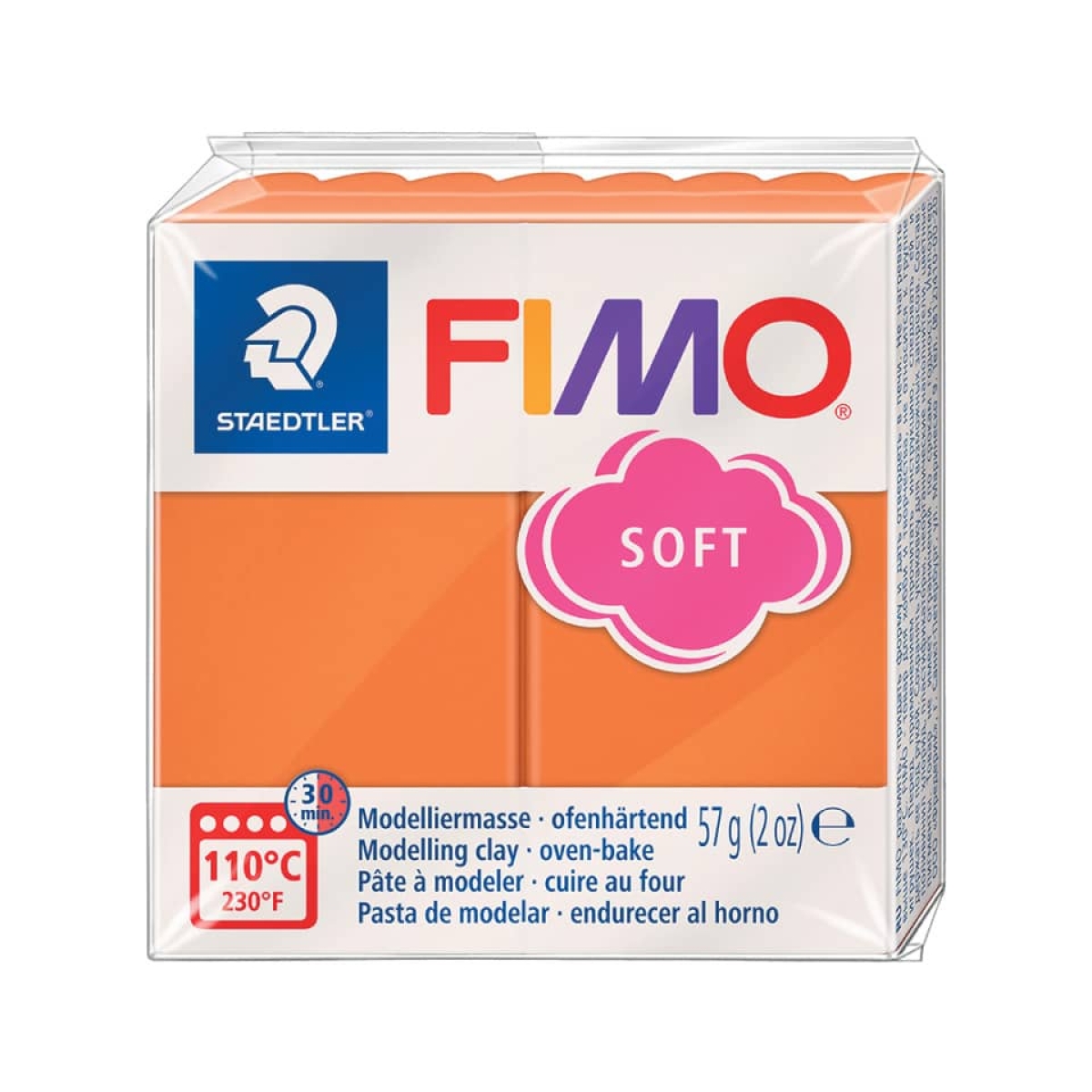 STAEDTLERModeling clay FIMO® soft, 57 g, cognac 8020-76-Price for 0.0570 kgArticle-No: 4006608809850