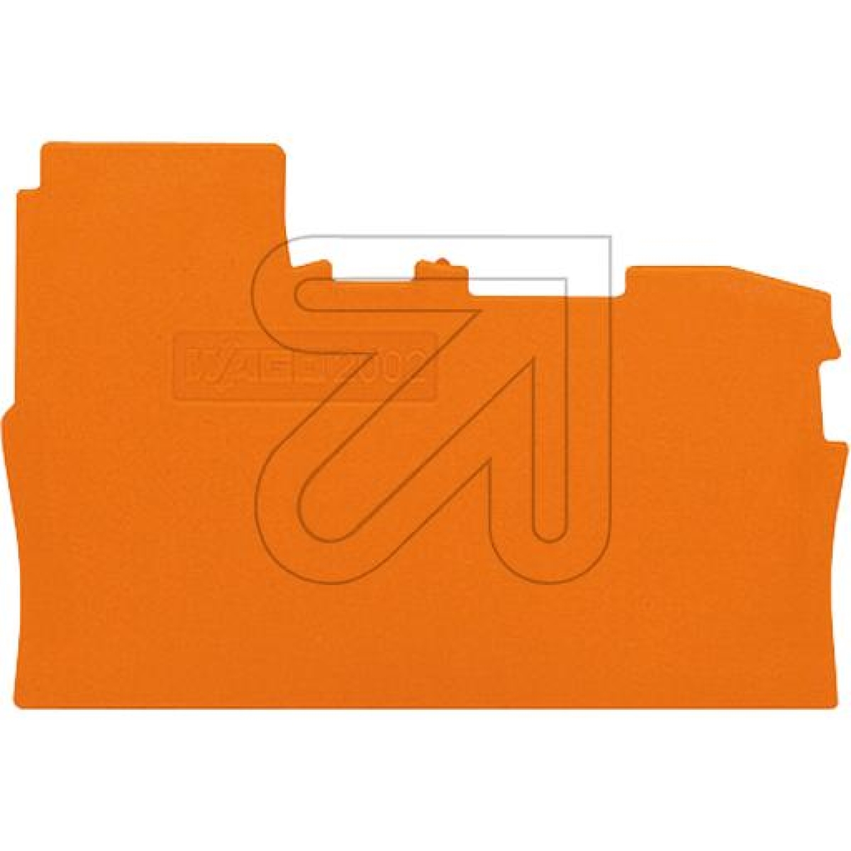 WAGOAbschlussplatte orange 2002-7192Artikel-Nr: 162385