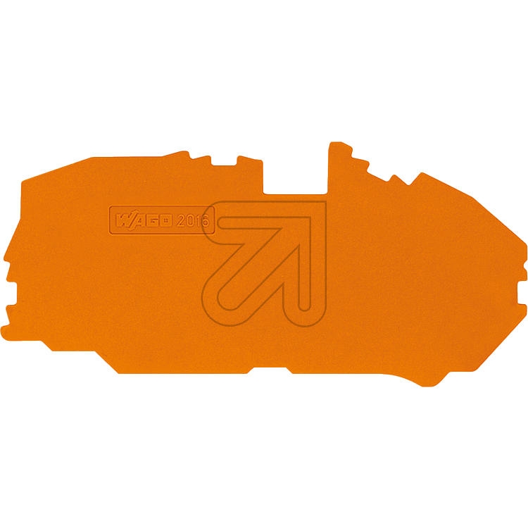 WagoAbschlussplatte orange 2016-7692Artikel-Nr: 162490