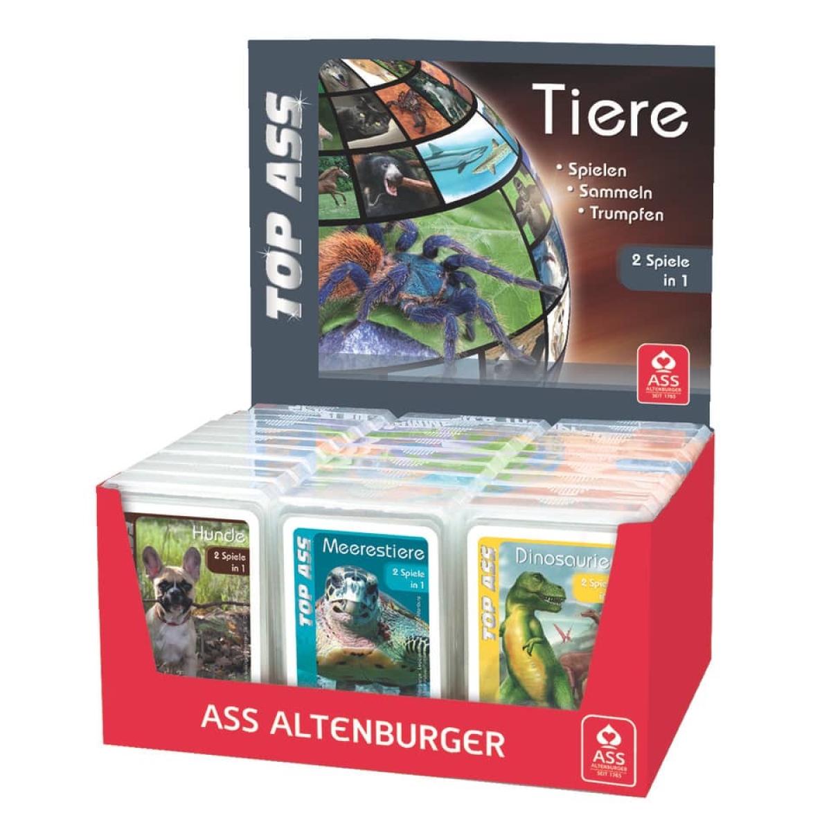 ASSQuartett Tiere, sortiert im Display 22572090-Preis für 30 StückArtikel-Nr: 4042677719904