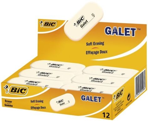BICEraser Galet Bic rubber 927866-Price for 12 pcs.Article-No: 3086123388574