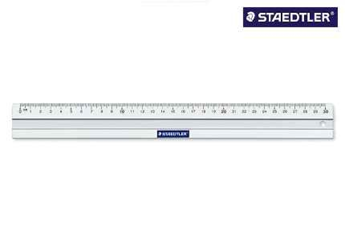 StaedtlerMetal ruler aluminum 30cm back rubberized 56330Article-No: 4007817563304