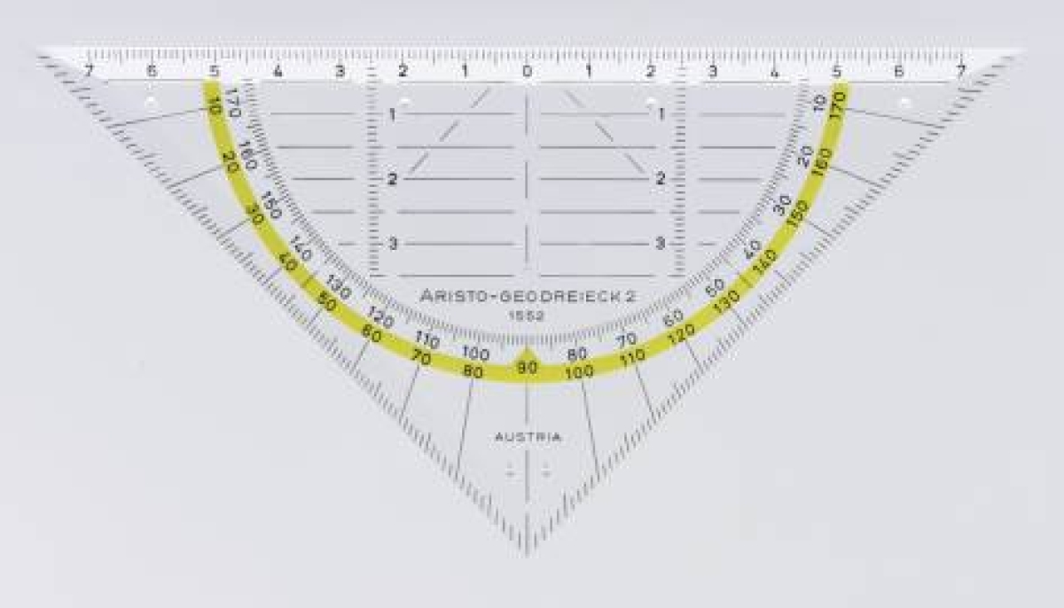 AristoGeodreieck Aristo 1552 M Facette Hypotenuse 160mm AR1552Artikel-Nr: 9003182015528