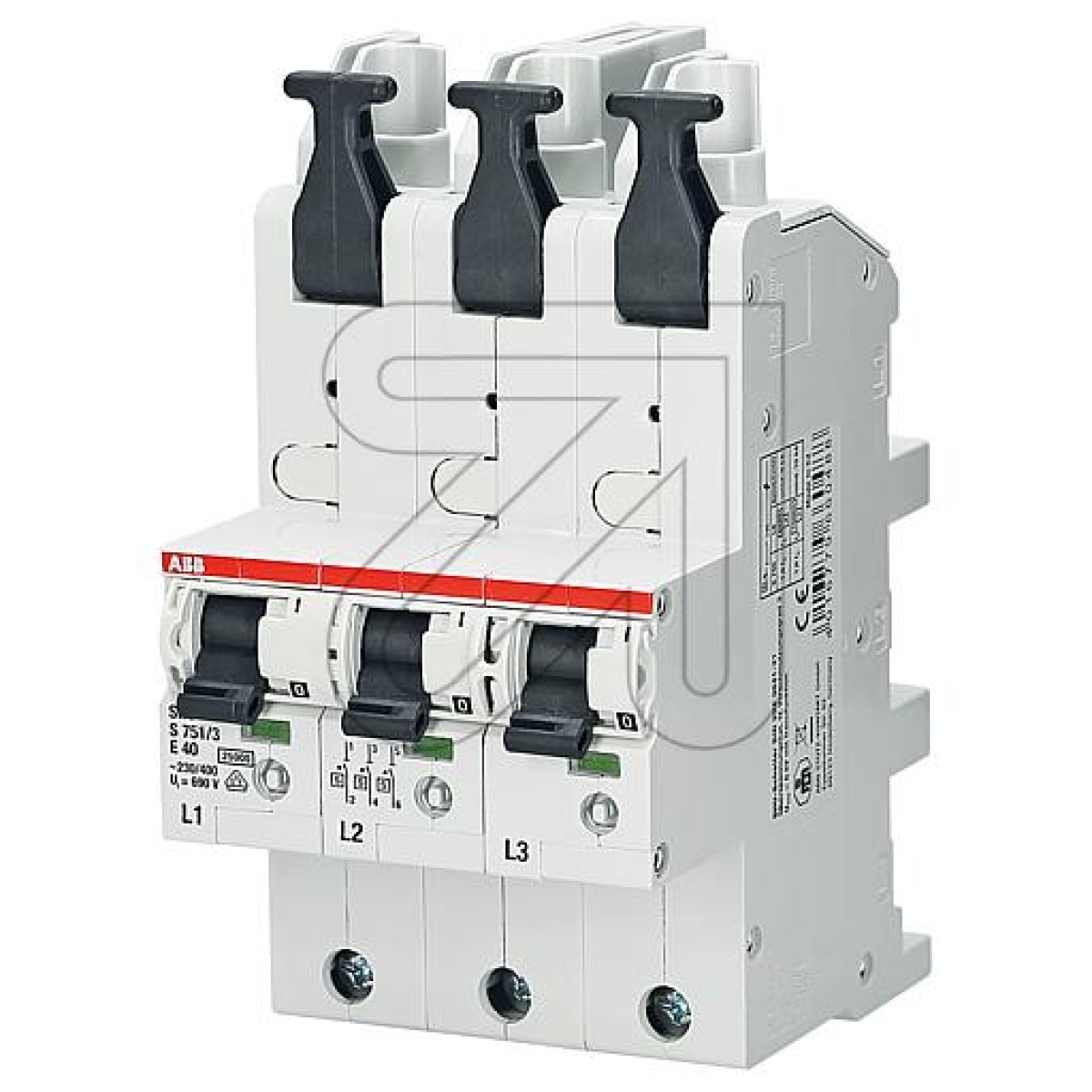 ABBMain circuit breaker SHU S751/3-E40Article-No: 182485