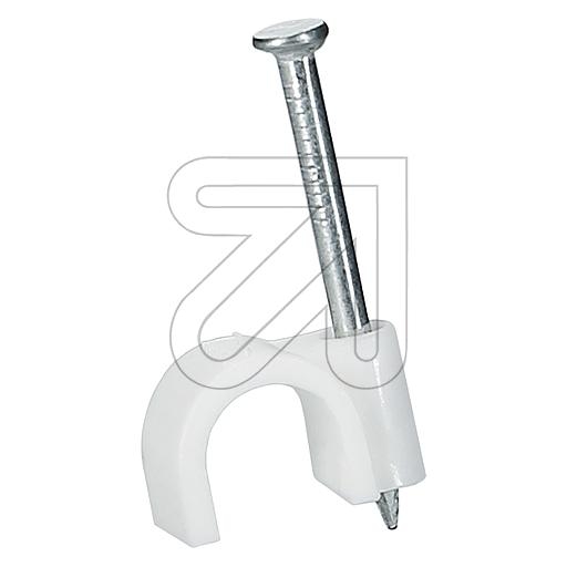 EGBRound clamp 7/18 white-Price for 100 pcs.Article-No: 191310