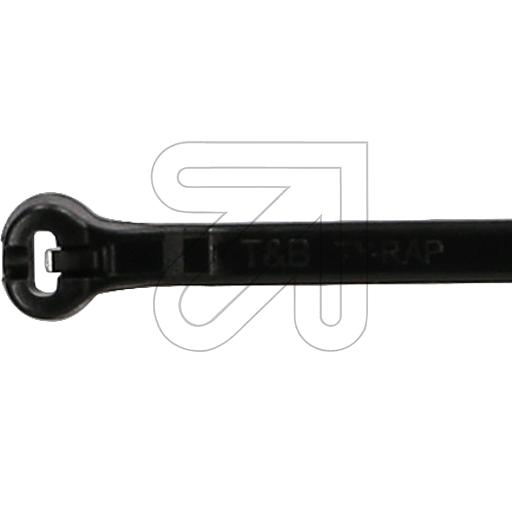 ABBCable ties with steel lug 4.8x186 TY525MXR black-Price for 100 pcs.Article-No: 192695