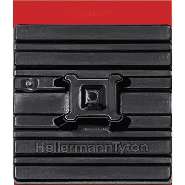 HellermannFlexible adhesive base 28x28mm black 151-02219-Price for 100 pcs.Article-No: 193530