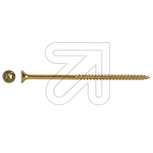 DresselhausCountersunk chipboard screws T25 6x120-Price for 50 pcs.Article-No: 195940