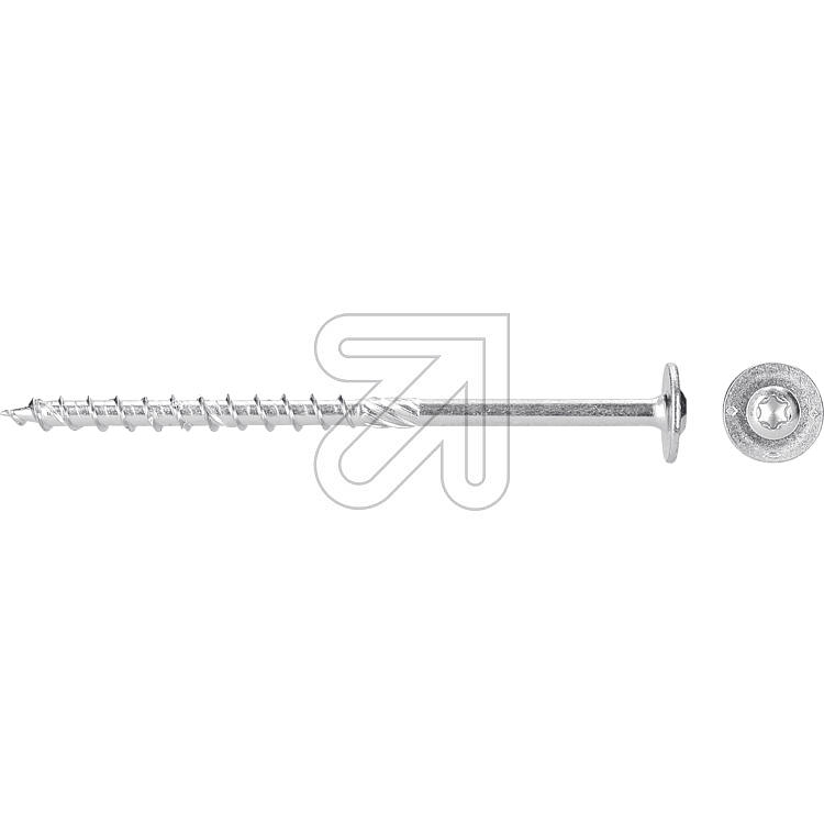 FischerPowerFast flat head screw 8.0x140 TK TX40 TG 696779-Price for 50 pcs.Article-No: 196310