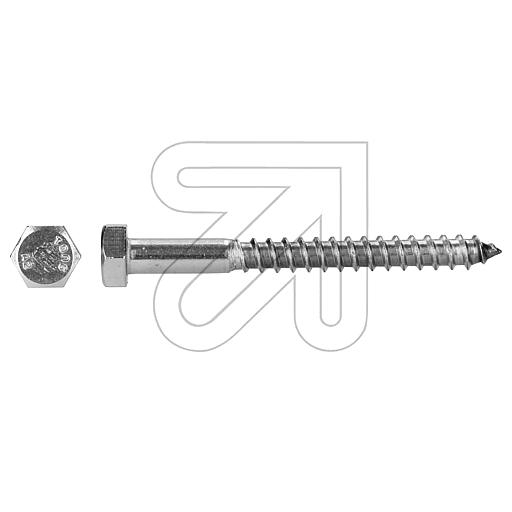 EGBHexagon wood screws 8.0x80 stainless steel A2-Price for 15 pcs.Article-No: 196720