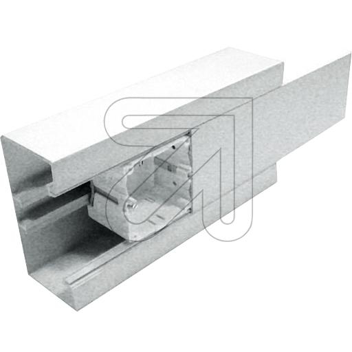 EGBParapet duct 65x130mm pure white-Price for 8 pcs.Article-No: 199240