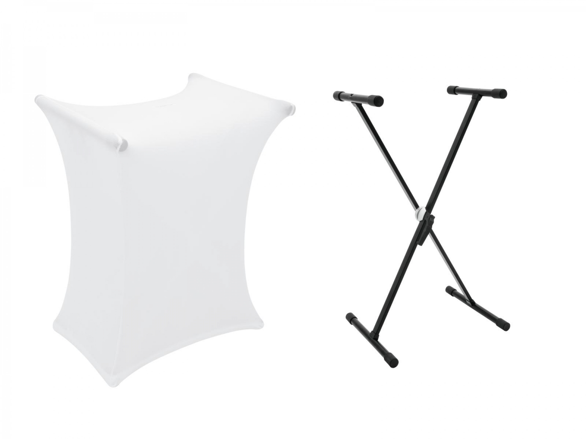 DIMAVERYSet SVT-1 Keyboard Stand + Cover white