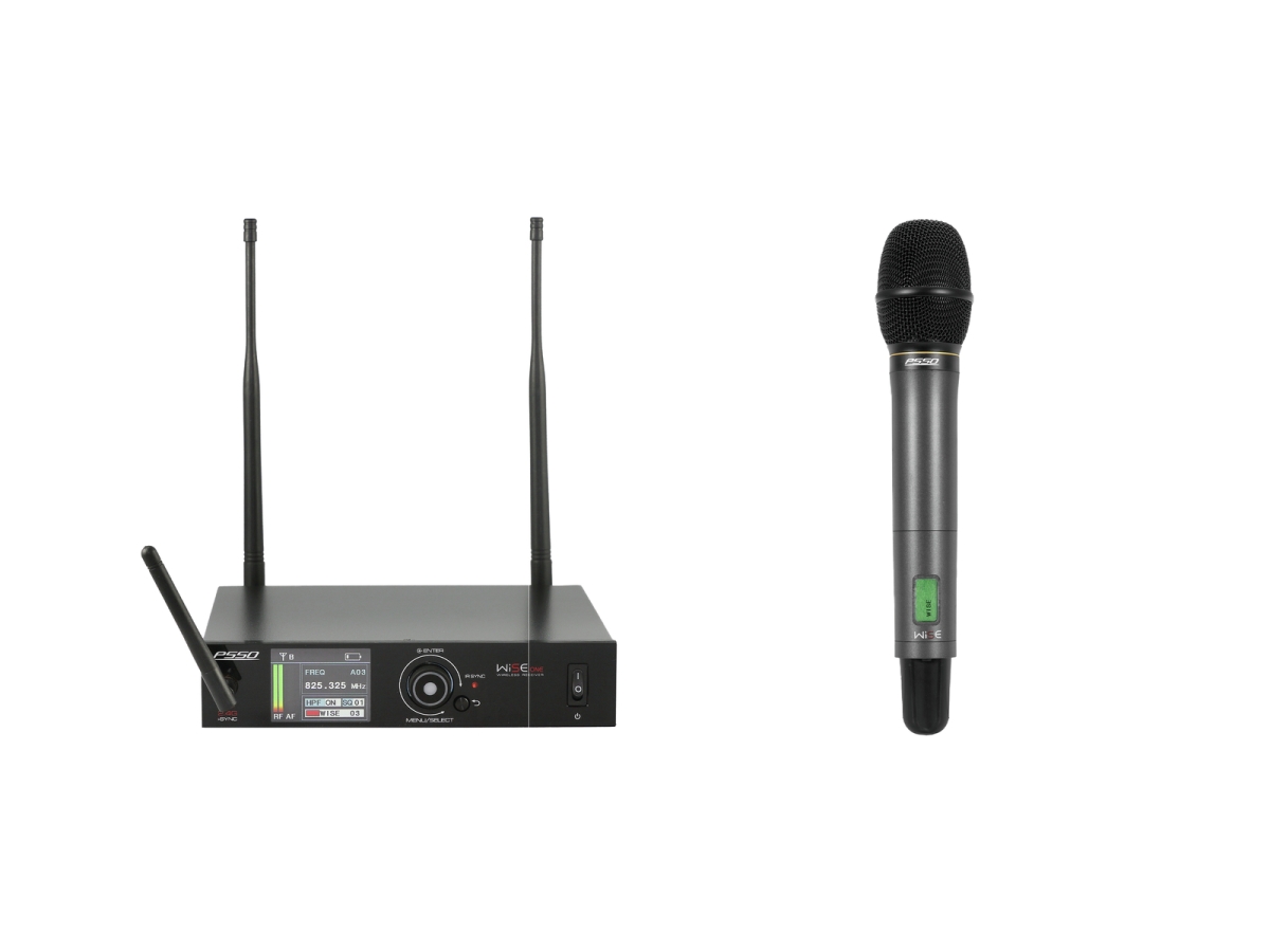 PSSOSet WISE ONE + Con. wireless microphone 518-548MHz