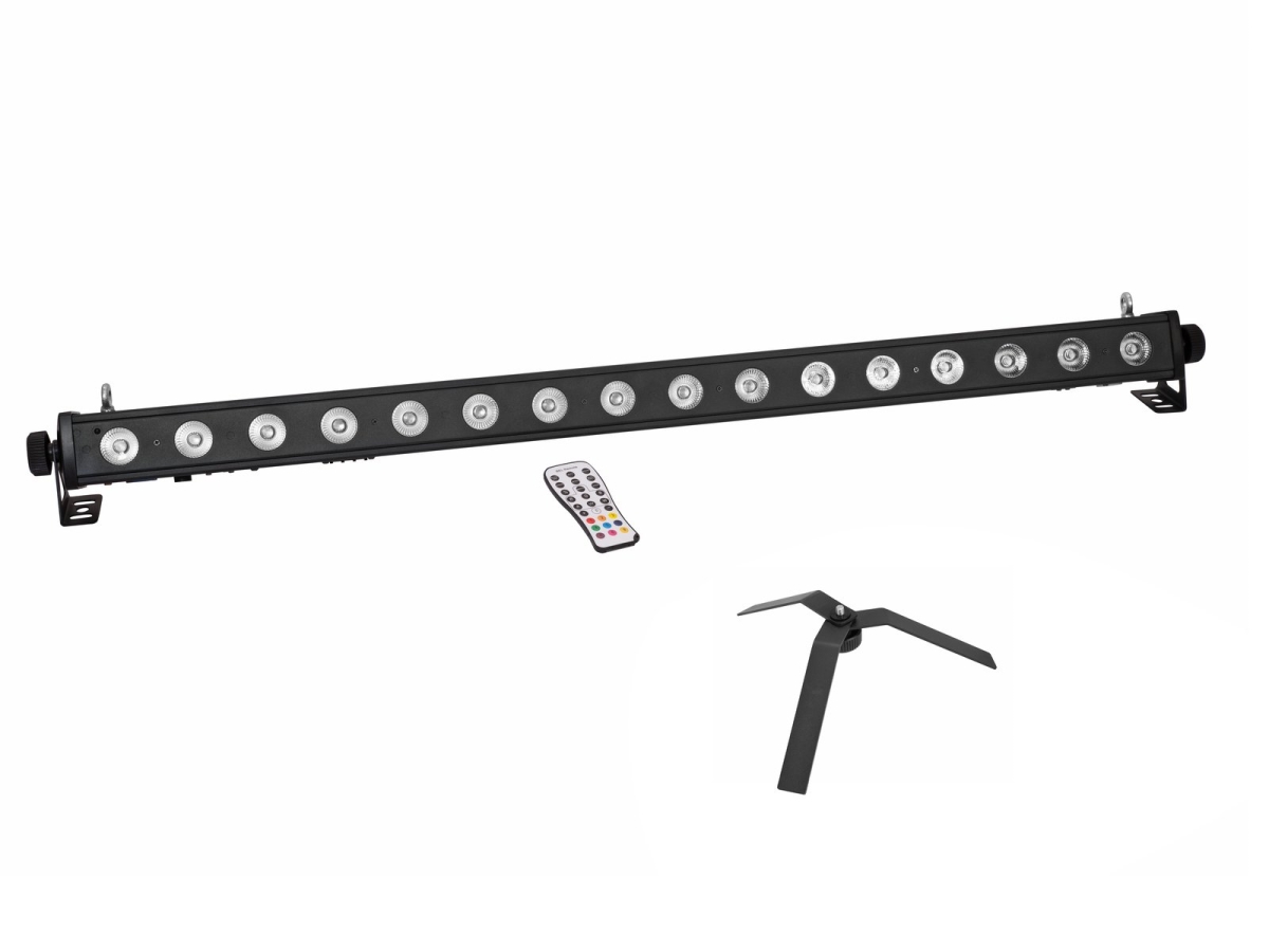 EUROLITESet LED PIX-16 QCL Bar + FS-4 Floorstand, Steel, blackArticle-No: 20000990