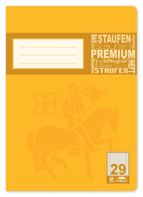 StaufenPremium Heft A4 16Blatt Lin 29 rautiert-Preis für 25 StückArtikel-Nr: 4006050103292