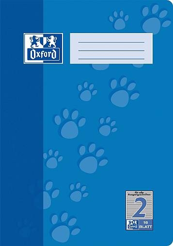 OxfordBooklet A4 16 sheets Lin 2 with colored background-Price for 15 pcs.Article-No: 4006144936799