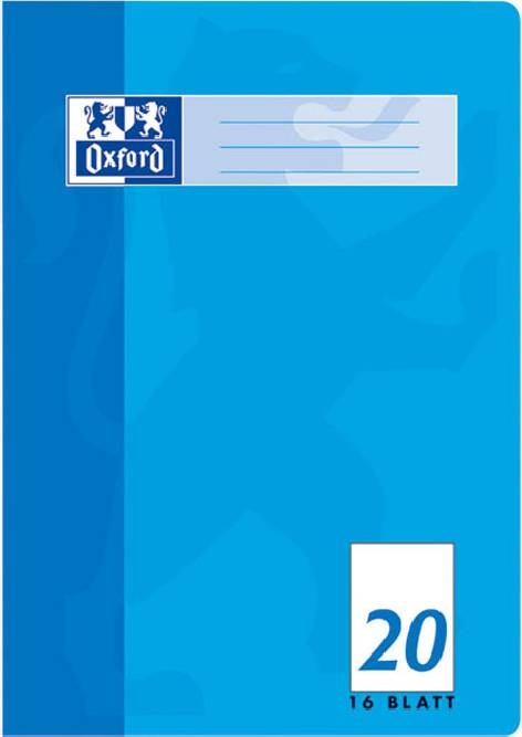 OxfordBooklet A4 16 sheets Lin 20 blank-Price for 15 pcs.Article-No: 4006144920507