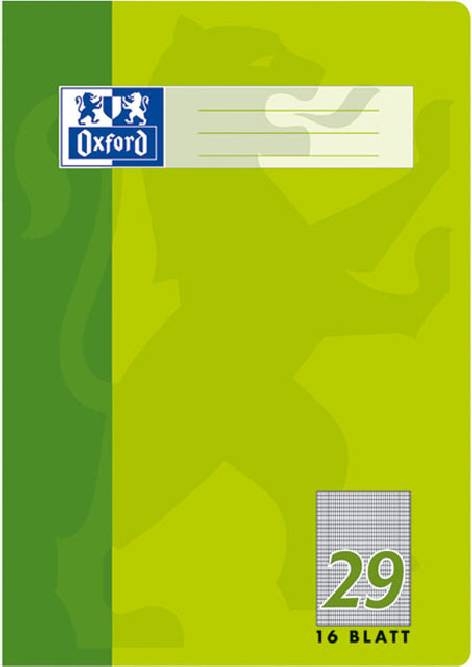 OxfordBooklet A4 16 sheets Lin 29 diamond-shaped double margin-Price for 15 pcs.Article-No: 4006144920569