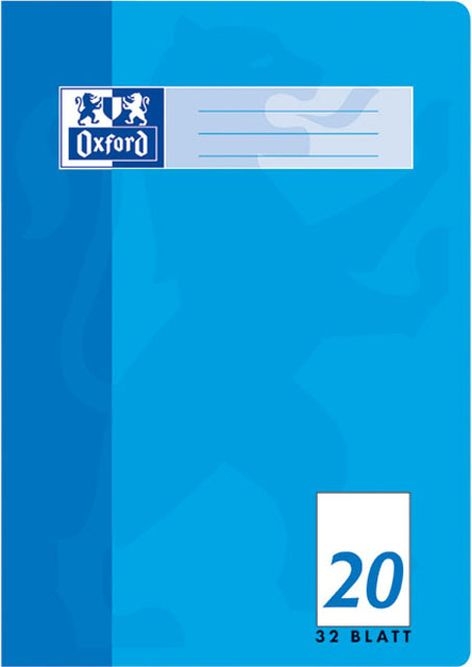 OxfordBooklet A4 32 sheets Lin 20 blank-Price for 10 pcs.Article-No: 4006144934979