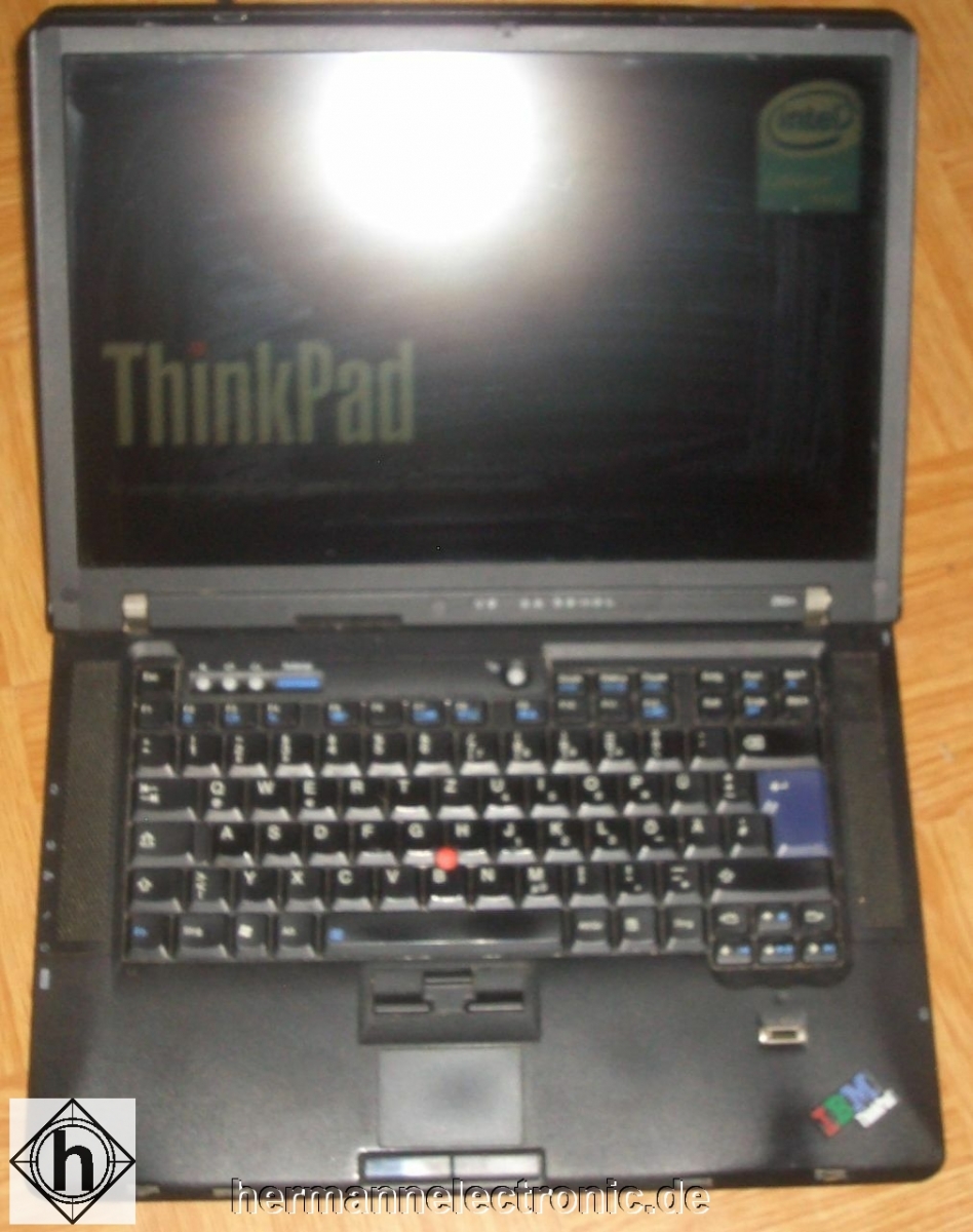 IBMThinkpad Type 2529 Z60m gebraucht defekt ohne HD!