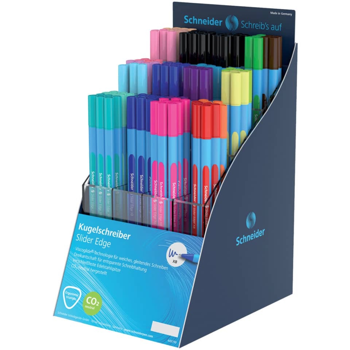 SCHNEIDERBallpoint pen Slider Edge Colour/Pastel, in a display assorted 305501Article-No: 4004675138903