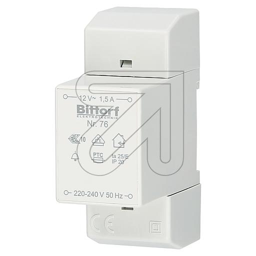 BittorfBell transformer 12V/1.5A No.76
