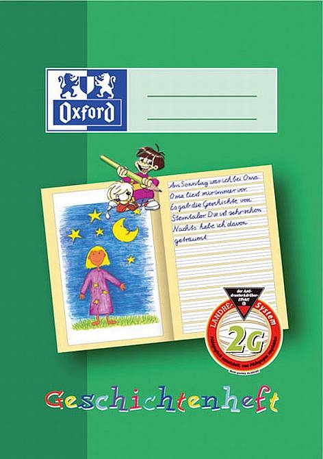 OxfordWriting exercise book A4 16 sheets Lin 2G story bookArticle-No: 4006144936492