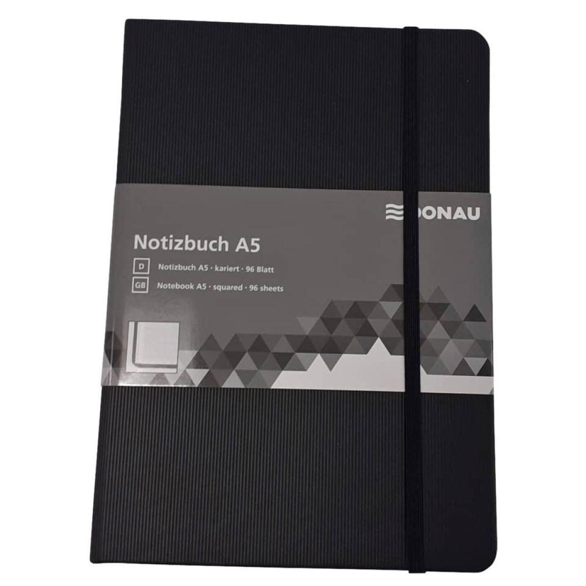 DONAUNotebook, A5, 80g/m², 96 sheets, hardcover, squared 1345200-01Article-No: 9004546484745