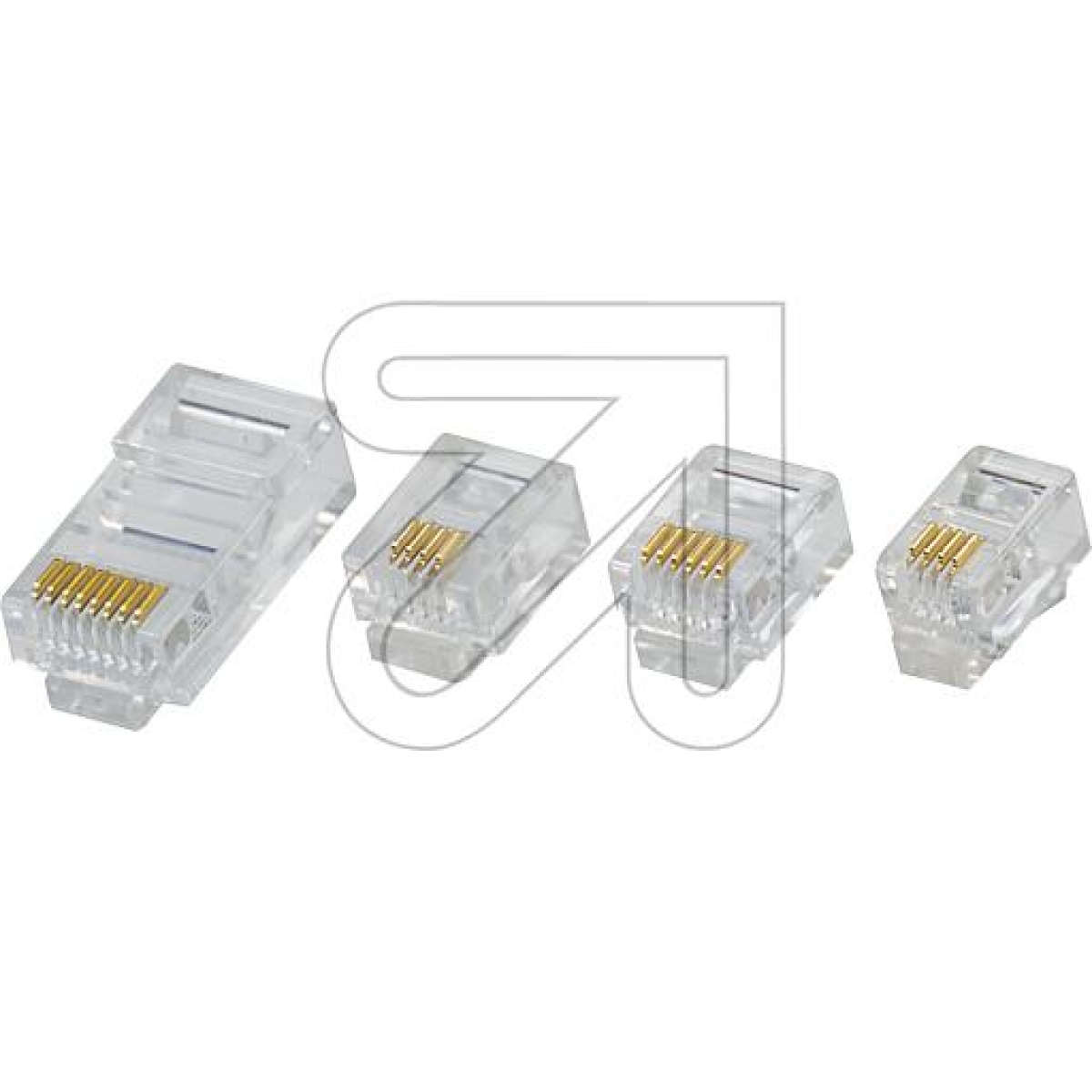 EGBModular plug 6/4 RJ 11 10 pieces in a polybag!-Price for 10 pcs.Article-No: 235260