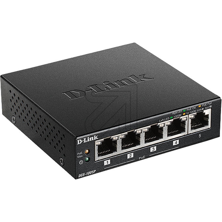 D-LinkGigabit Switch 5Port POE DGS-1005P/E 5845487