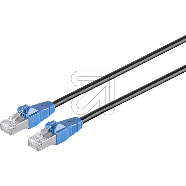 S-ConnEASY-PULL patch cable, CAT6A, black, 0.25m 08-27005Article-No: 235790