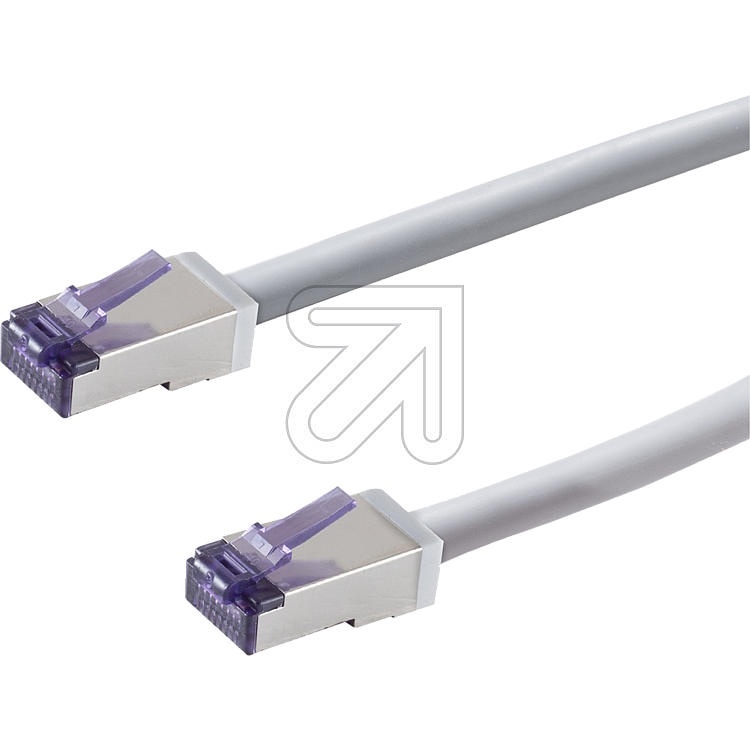 S-ConnFlexline patch cable CAT6A S/FTP, gray, 0.25m highly flexible, short plugs, 500MHz, FL31-28000Article-No: 235905