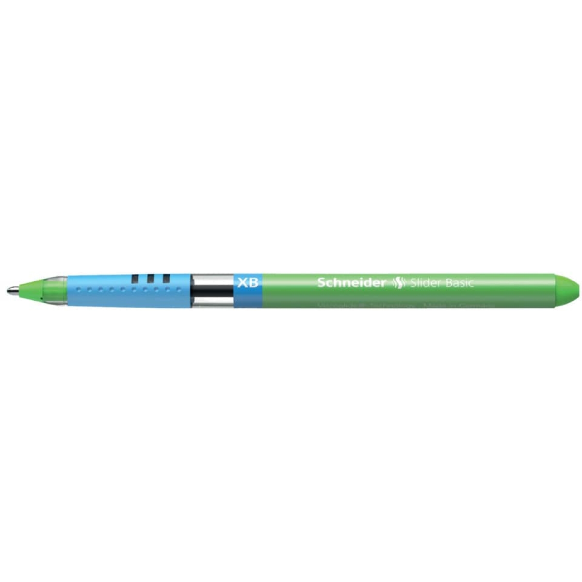 SCHNEIDERBallpoint pen Slider Basic, cap model, XB, light green 151211Article-No: 4004675054227