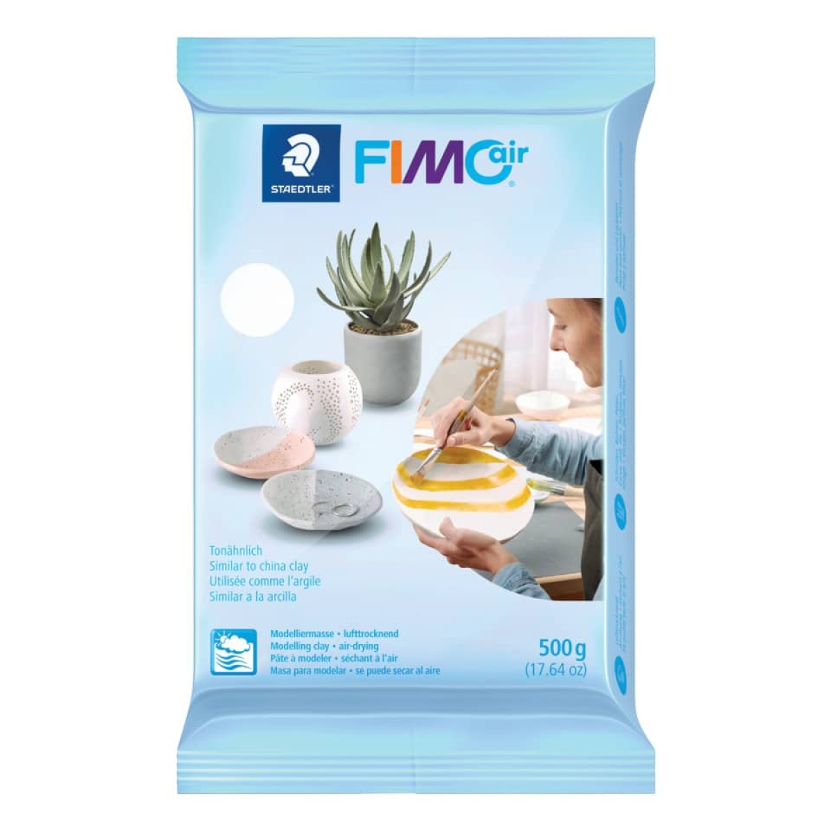 STAEDTLERModeling clay FIMO® air, 500 g, white 8100-0-Price for 0.5000 kgArticle-No: 4006608806484