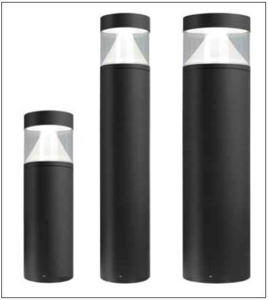 RelcoLED OVEST 800 CELL 9.7W 4000K lm800 NERO IP65 bollard, post, for private gardens or parks LED-West-800Article-No: 24199L