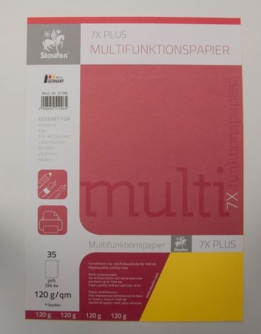 StaufenMultifunctional paper A4 120g 35sheets intensive yellow-Price for 35SheetArticle-No: 4006050512964