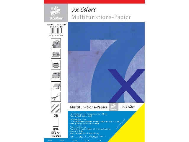 StaufenMultifunctional paper A4 160g 25sheets intensive yellow-Price for 25 SheetArticle-No: 4006050516962