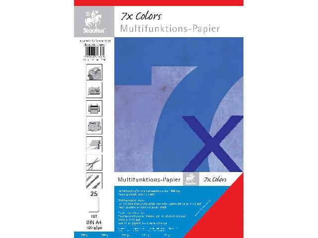 StaufenMultifunctional paper A4 160g 25sheets intensive red-Price for 25SheetArticle-No: 4006050516979