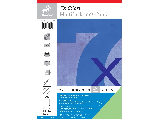 StaufenMultifunctional paper A4 160g 25sheets intensive lime-Price for 25SheetArticle-No: 4006050516993