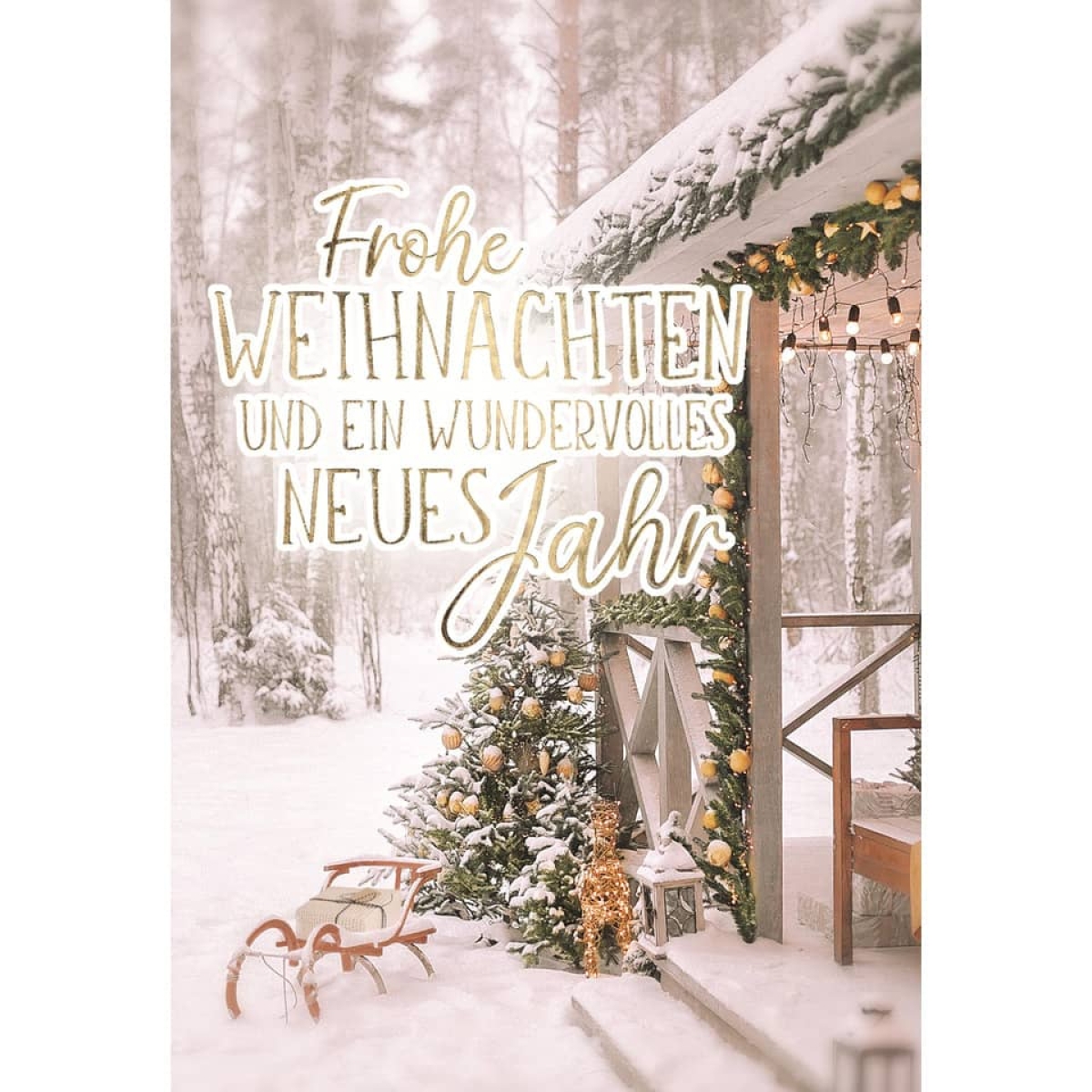 Doppeltext-Weihnachtskarte 22-1151Artikel-Nr: 9004546531494