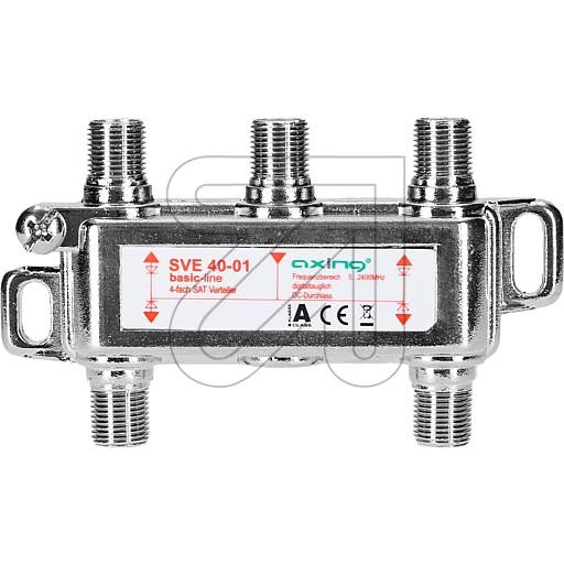 AxingSAT-Verteiler 4-fach SVE 40-01Artikel-Nr: 255510