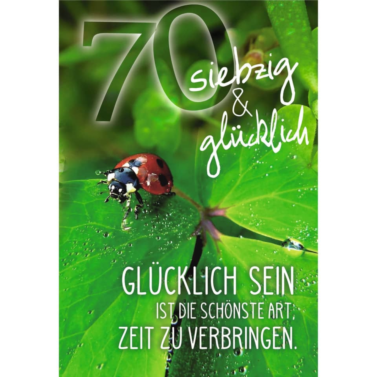 Geburtstagskarte Zahl 70 52-7070Artikel-Nr: 9004546545125