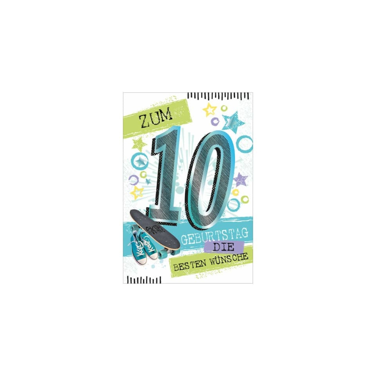 Birthday card, number 10 52-2262/10Article-No: 9004546543817